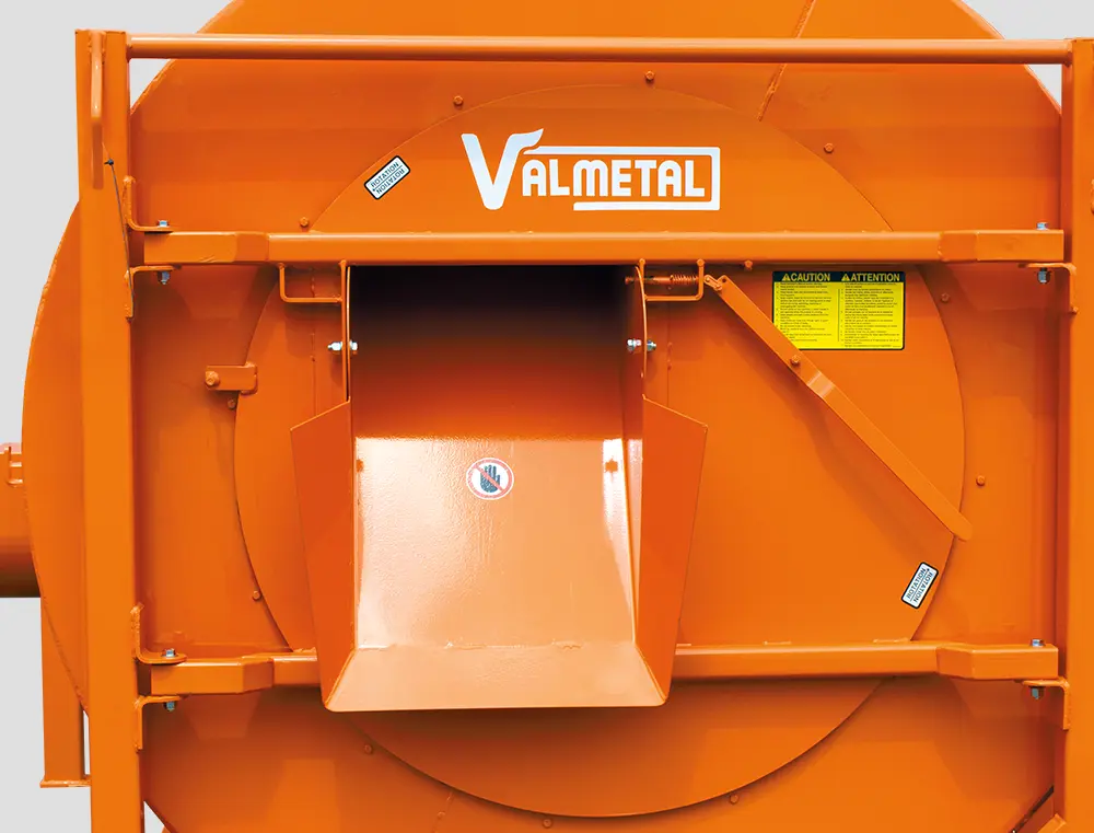 Hopper in unloading mode