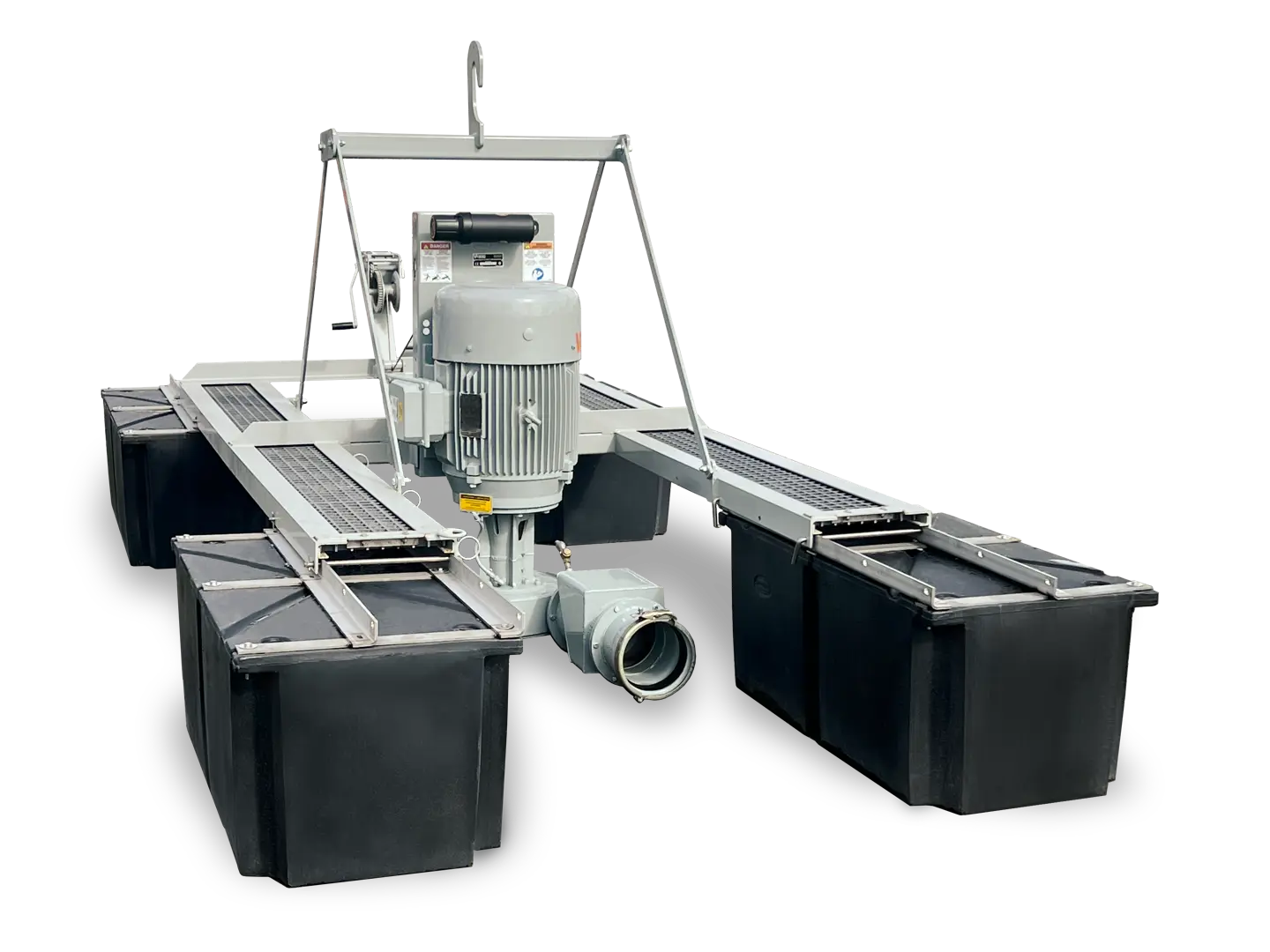 Floating flush pumps