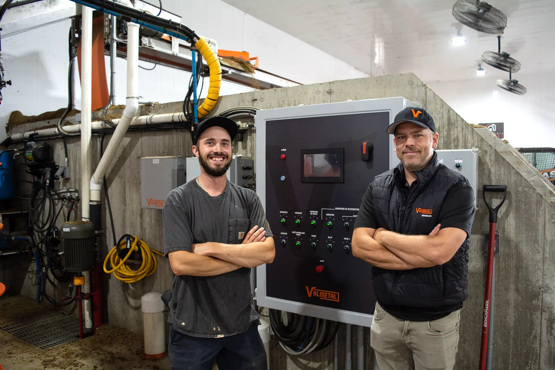 Owner and Valmetal employee - E. Pouliot & Fils Farm