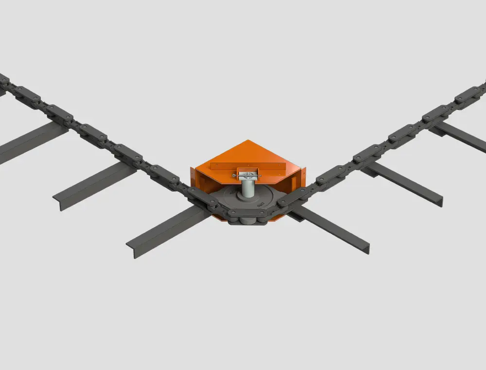 90° corner wheel assemblies