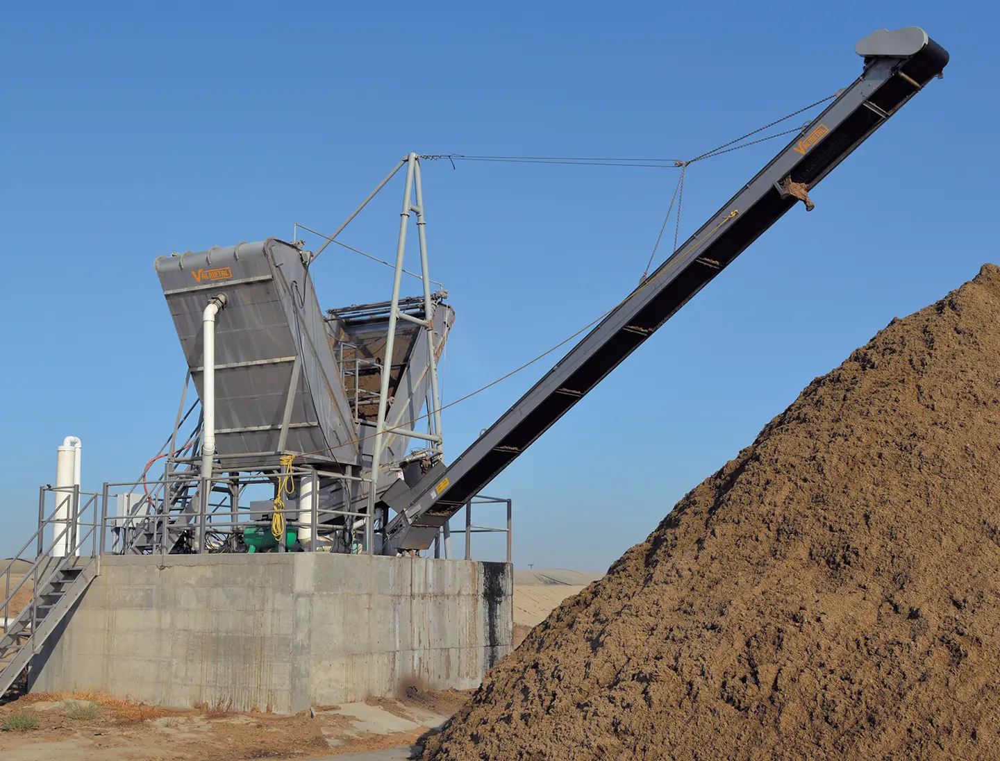 Sloped Screen separator