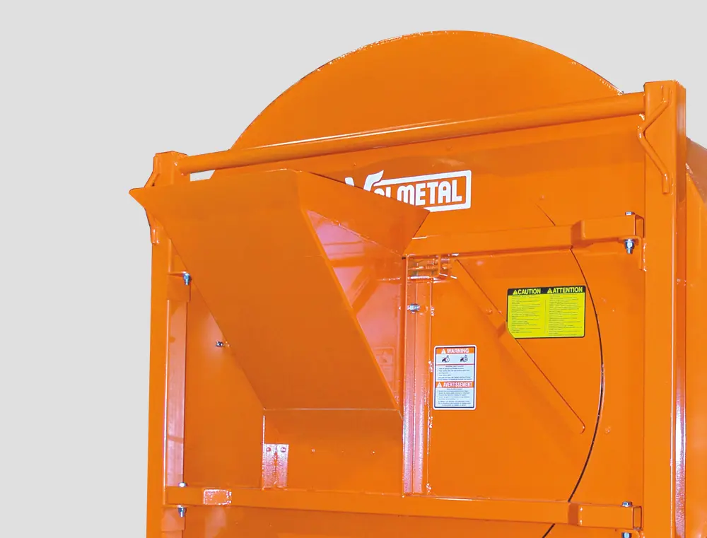 Hopper in loading mode