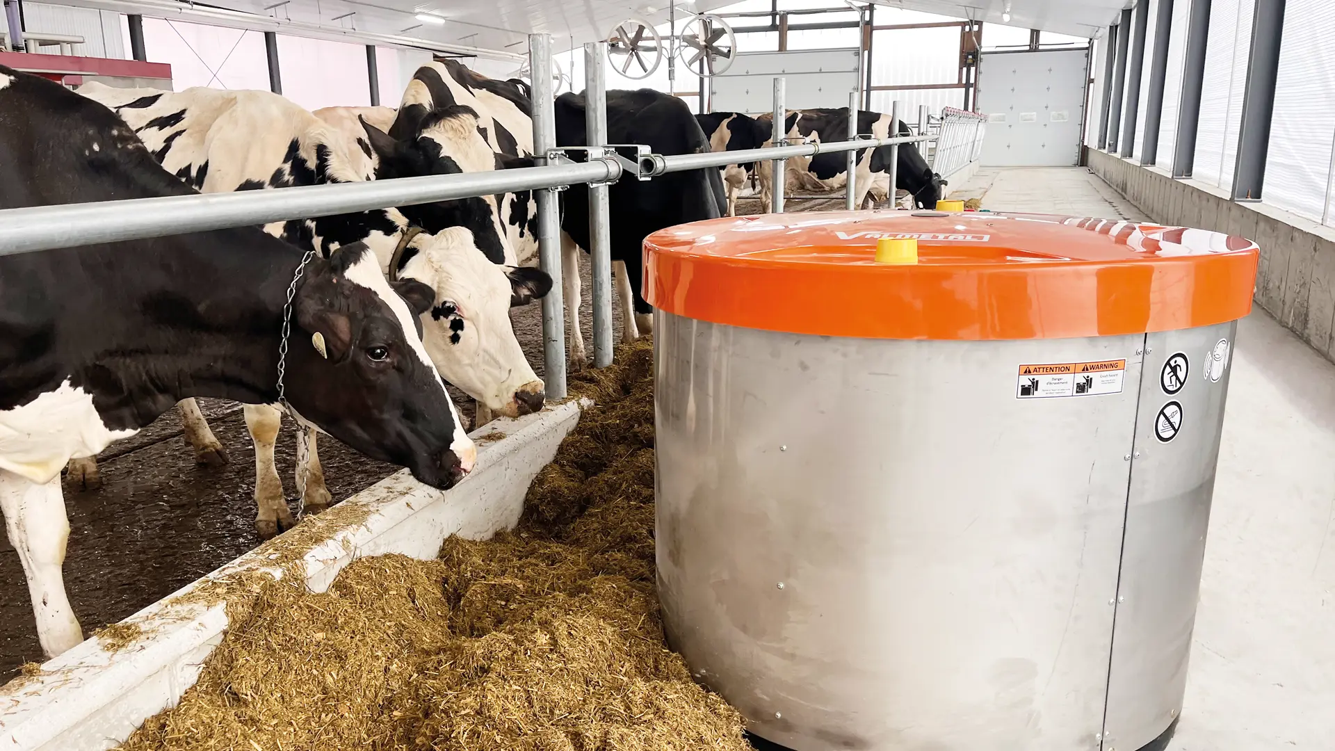 Robotic feed pushers