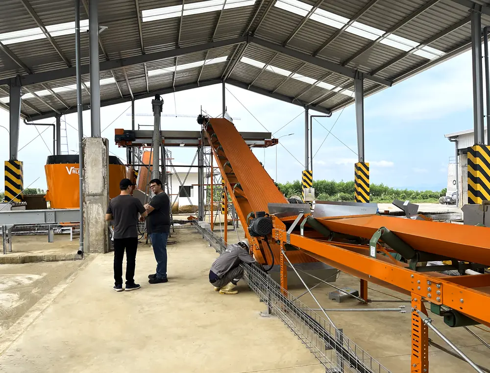 belt conveyors - Phu Yen High-Tech Dairy Farm
