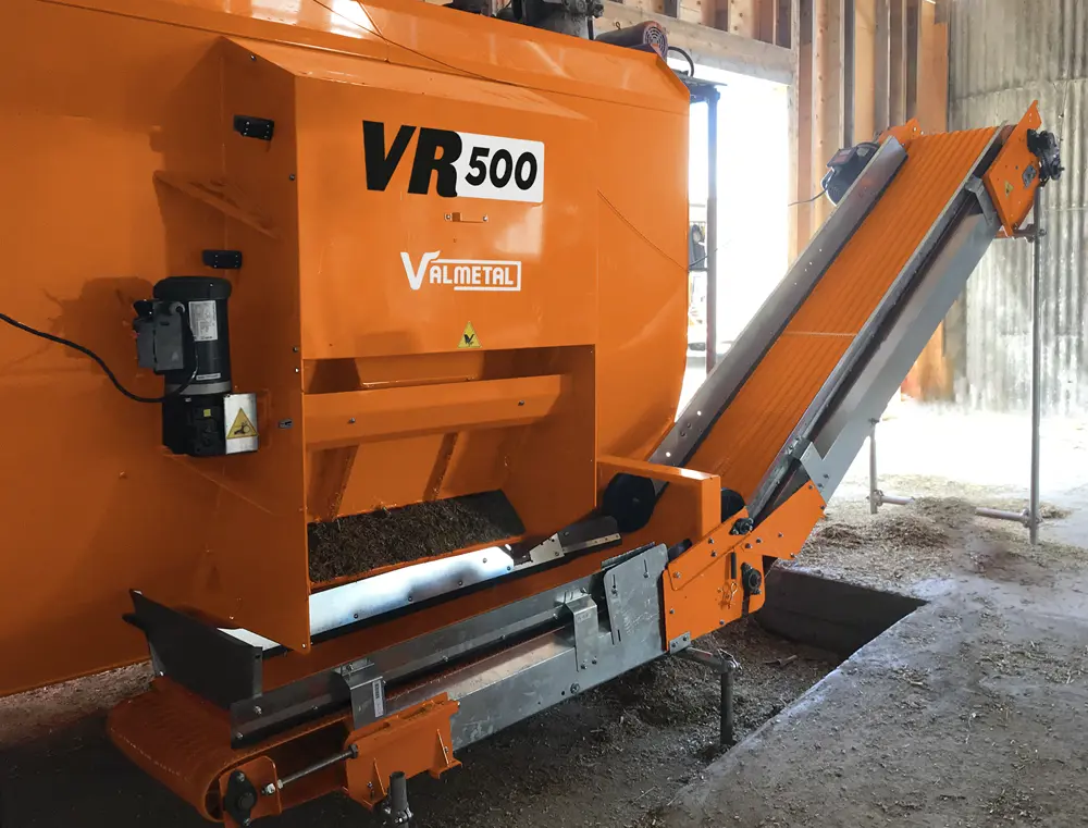 Large unloading door