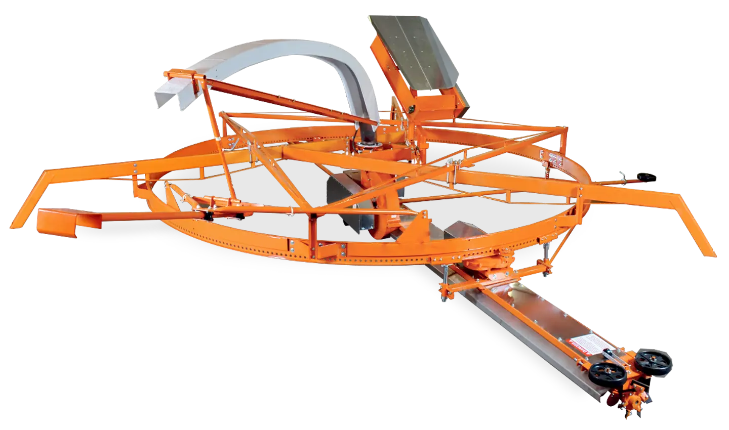 Ring drive silo unloader