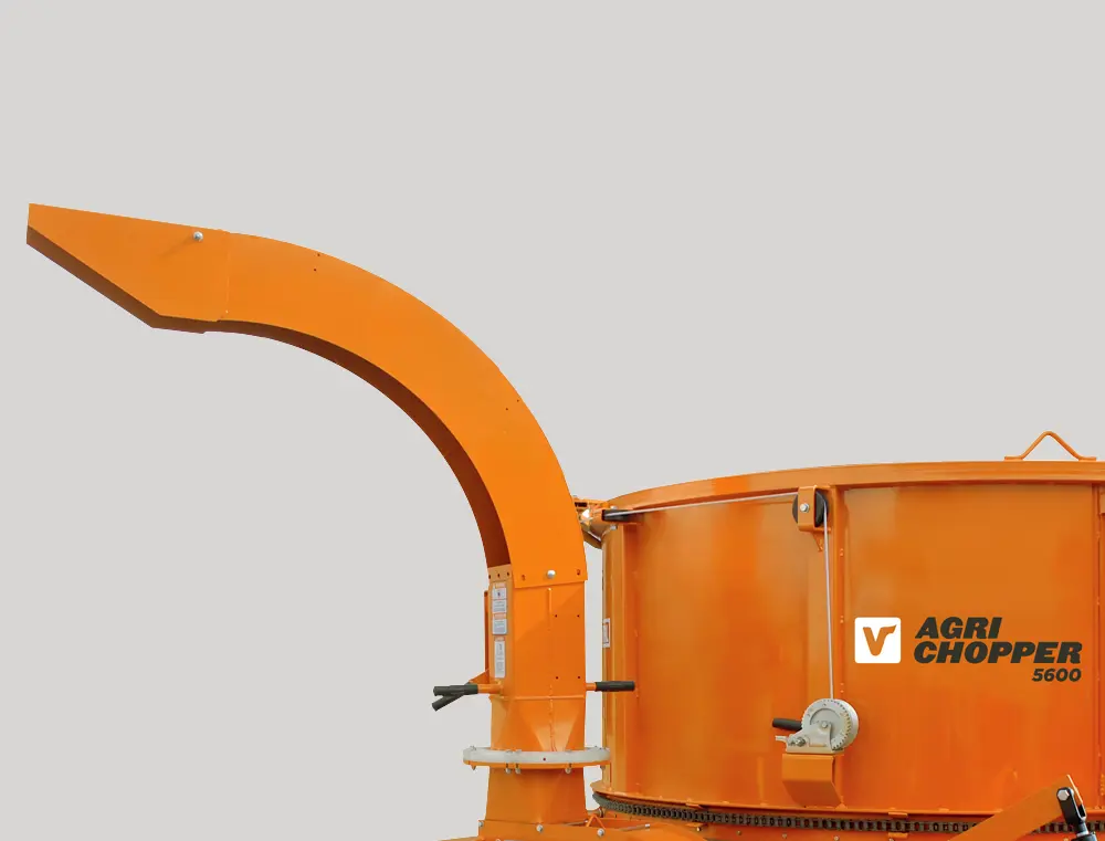 Hydraulic adjustable deflector (option)