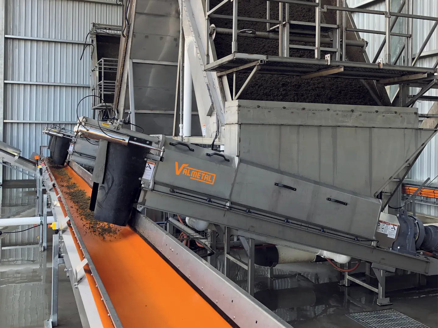 Screw Press separator - Hopper Feed