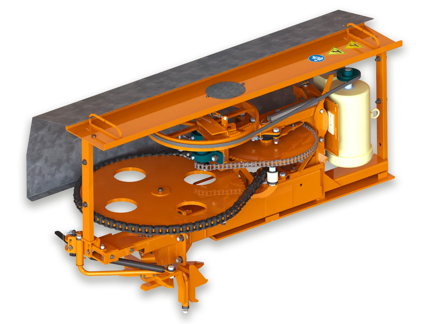 Barn cleaner and scraper drive unit