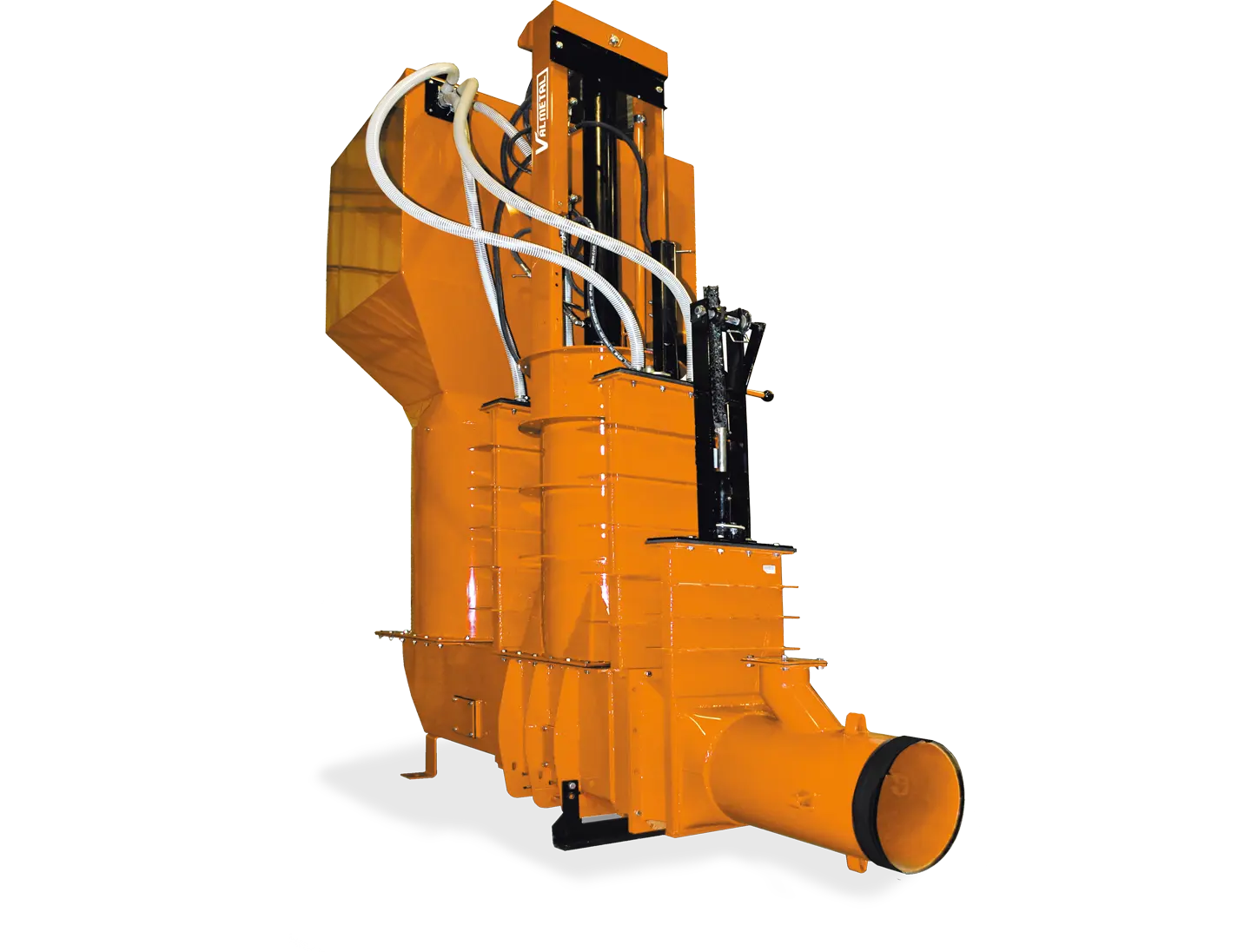 Hydraulic piston pump for solid or semi-solid manure