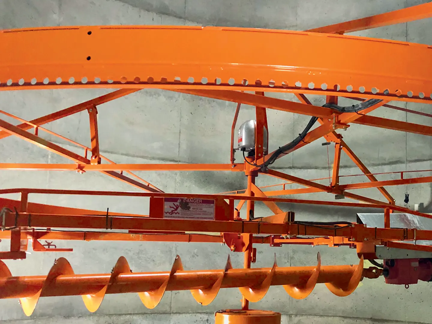 Central silo unloader