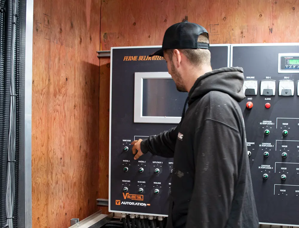 Autoration PRO panel - Belhorizon Farm